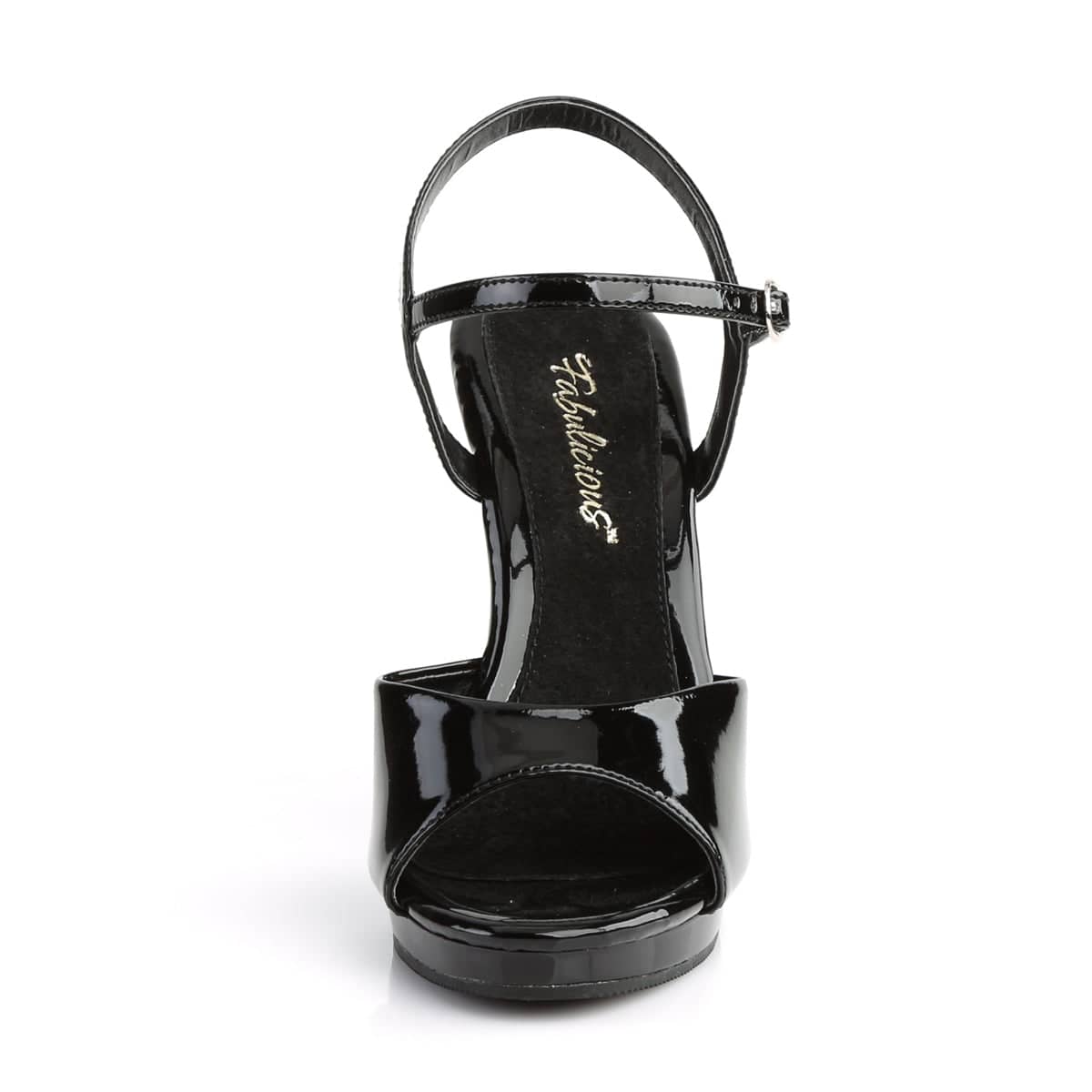 FLAIR-409 Black Ankle Sandal High Heel