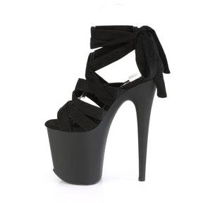 FLAMINGO-876 Black Ankle Sandal High Heel