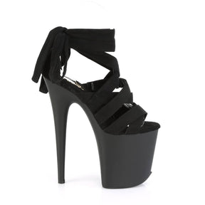 FLAMINGO-876 Black Ankle Sandal High Heel