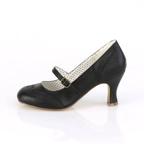 FLAPPER-32 Black Pumps Heel