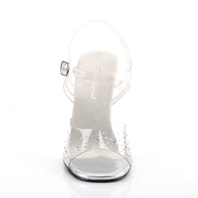 GALA-08SD Clear Ankle Peep Toe High Heel