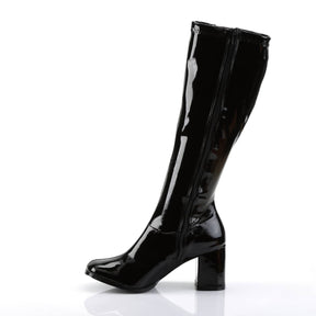 GOGO-303 Black Knee High Boots