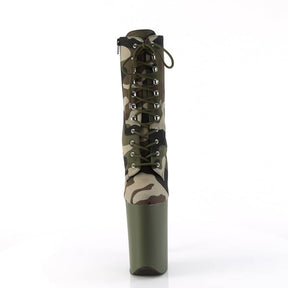 INFINITY-1020CAMO Green & Brown Calf High Boots