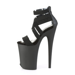 INFINITY-969 Black Ankle Sandel High Heel