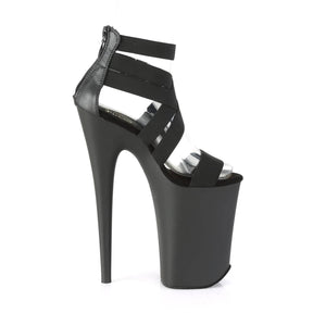 INFINITY-969 Black Ankle Sandel High Heel