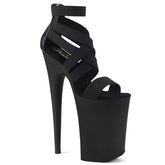 INFINITY-969 Black Ankle Sandel High Heel