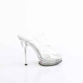 MAJESTY-502 Clear Slide High Heel