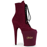 Burgundy Lycra - Platform Shoe Protectors - Pleaser USA