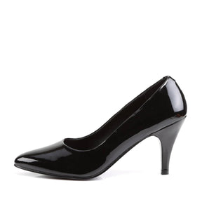 PUMP-420 Black Court Heel