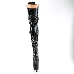 RAPTURE-3028 Black Thigh High Boots