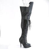 SEDUCE-3082 Black Thigh High Boots