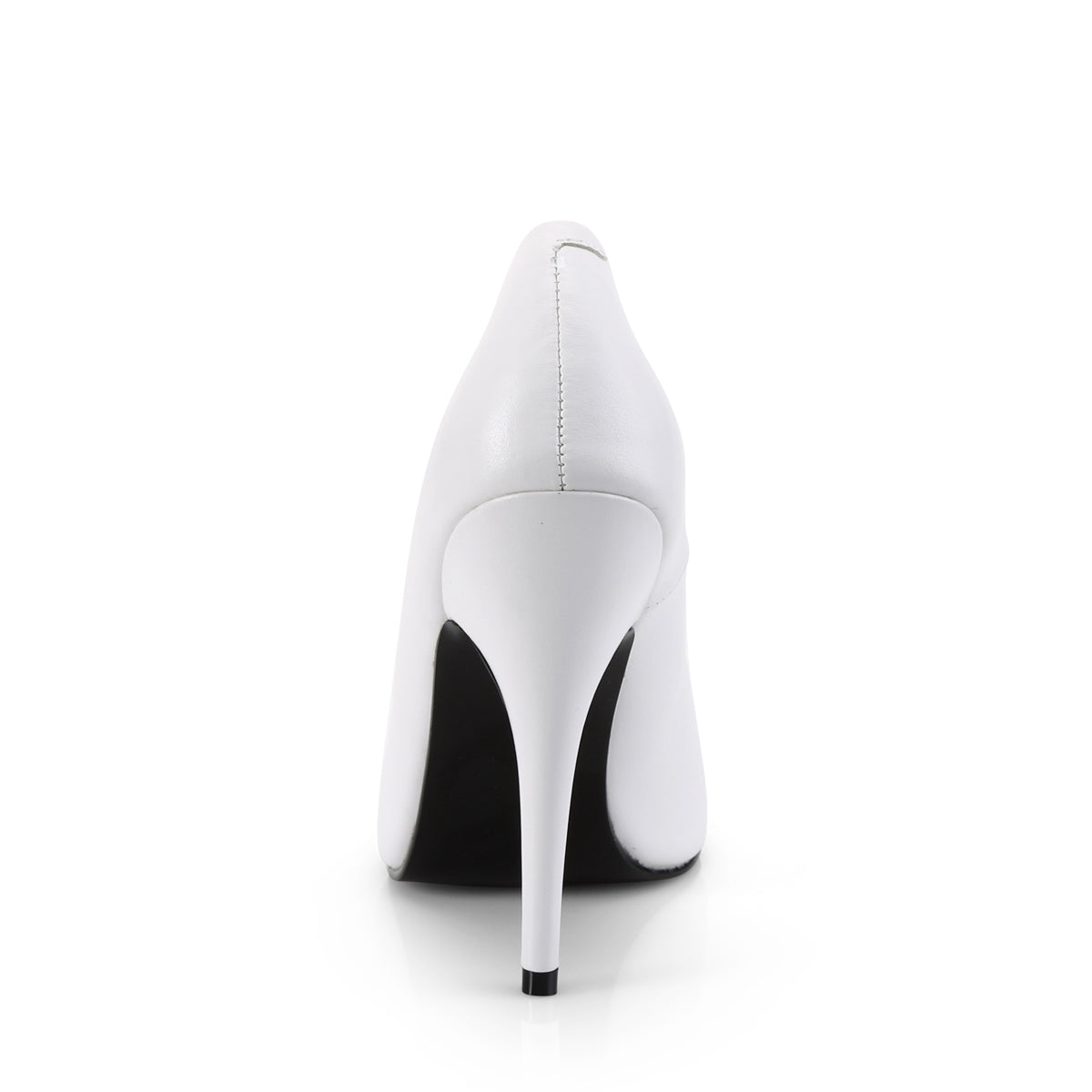 SEDUCE-420 White Leather High Heels