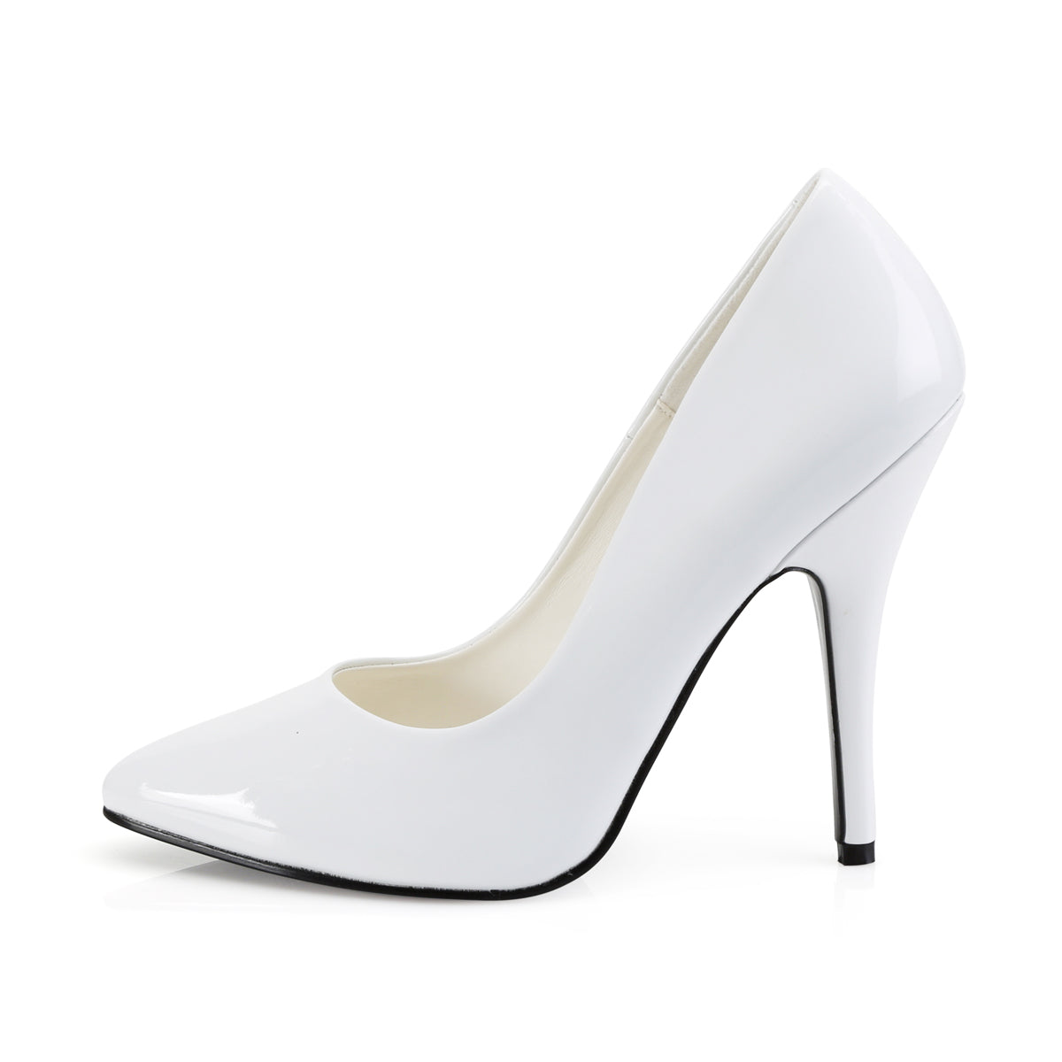 SEDUCE-420 White Patent High Heels