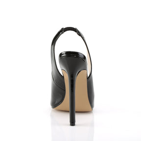 SEXY-08 Black Slingback Stiletto Heels