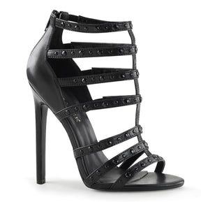 SEXY-15 Black Caged Heels