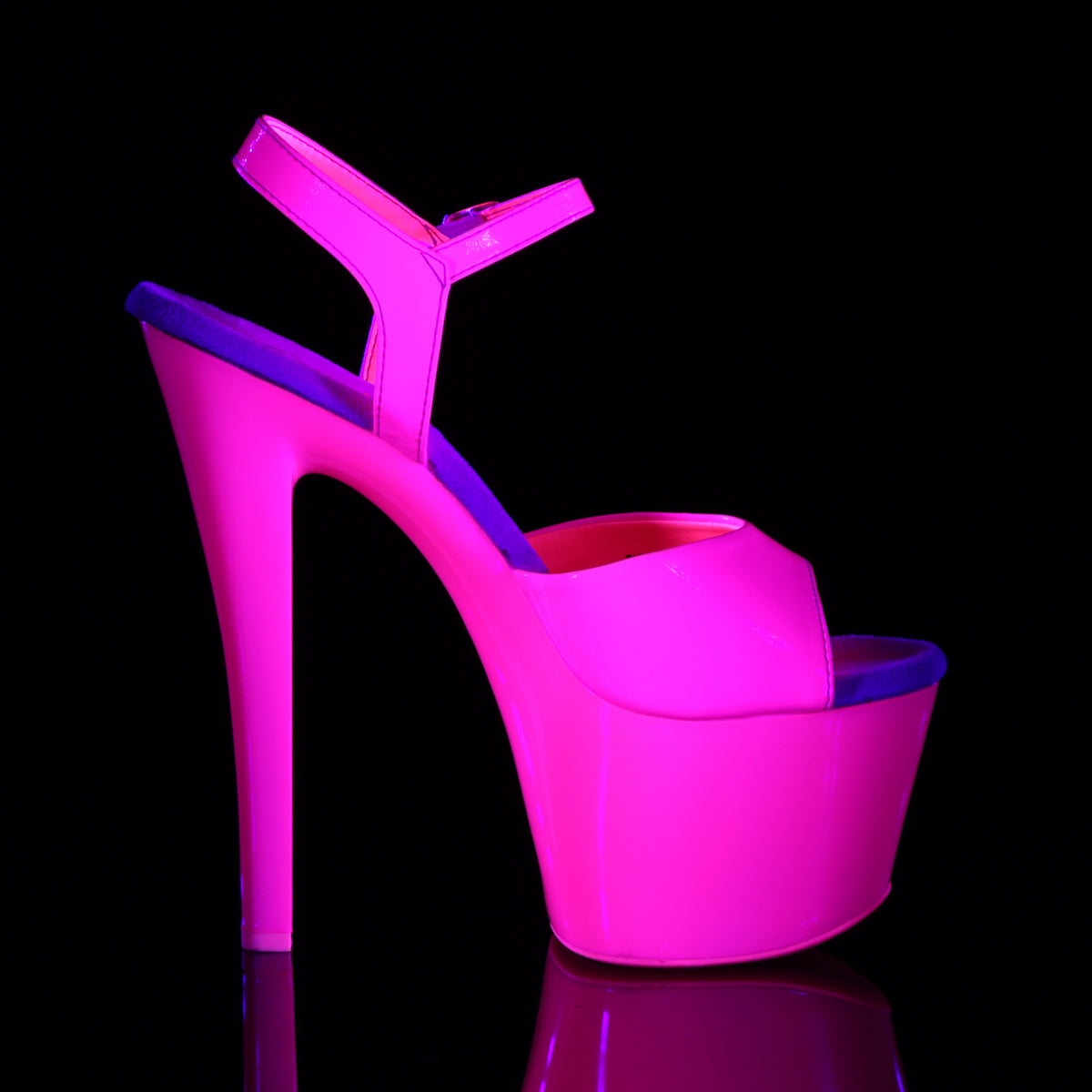 SKY-309UV Neon Pink Heels