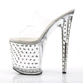 STARDUST-802 Clear Slide High Heel