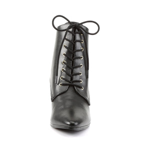 VICTORIAN-35 Black Ankle Boots