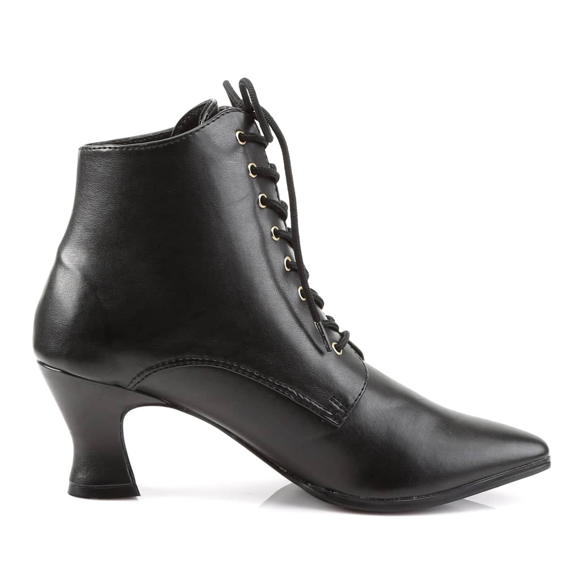 VICTORIAN-35 Black Ankle Boots